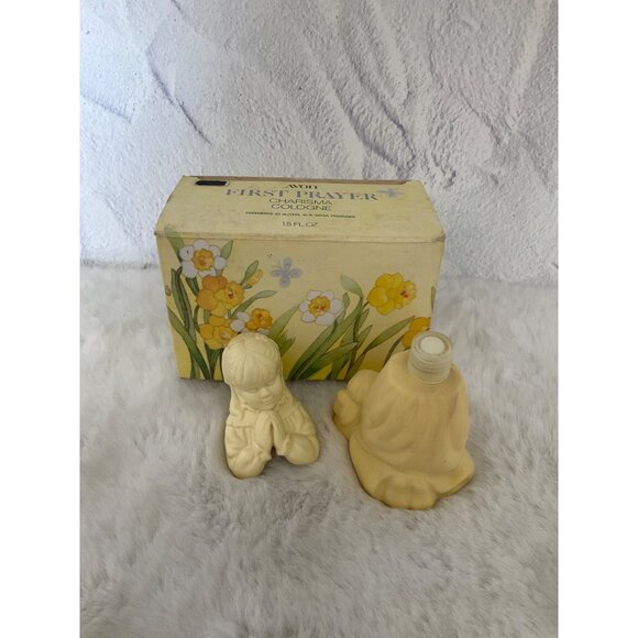 Vintage 1976 AVON First Prayer Charisma Cologne 1.5 fl oz - Picture 4 of 5